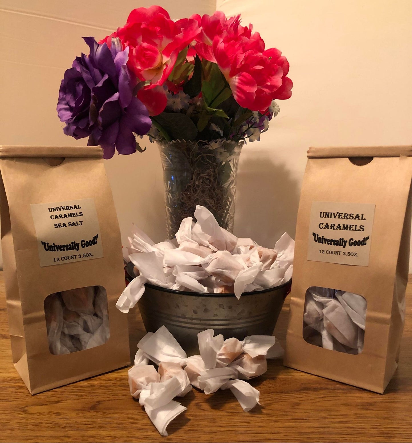 Old Fashioned, Gourmet COFFEE Caramels 12 Count Bag