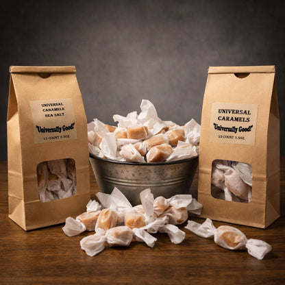 Old Fashioned, Gourmet COFFEE Caramels 12 Count Bag