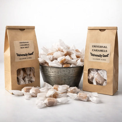 Old Fashioned, Gourmet BANANA SPLIT Caramels 50 Count Bag