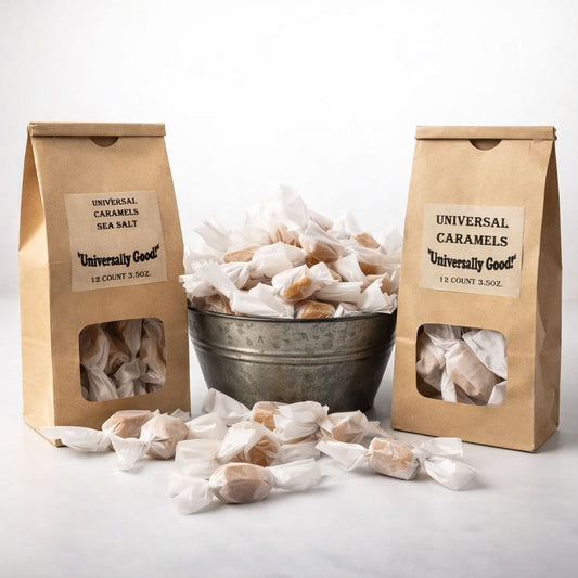 Old Fashioned, Gourmet VANILLA ROOT BEER Caramels 50 Count Bag